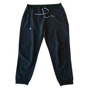 Fabletics On-Call Scrub Joggers Womens XL SHORT Black NEW
